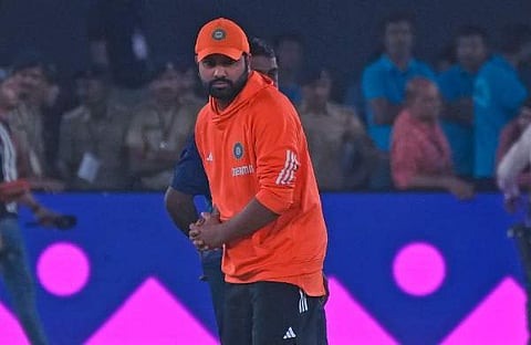 രോഹിത് പരിശീലനത്തിൽ, എഎൻഐ