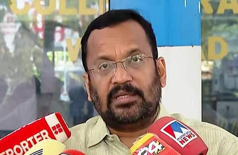 മന്ത്രി കെ രാജൻ സംസാരിക്കുന്നു