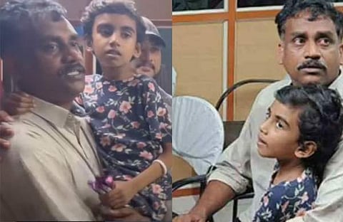 അബിഗേല്‍ സാറ അച്ഛനോടൊപ്പം/ ,വീഡിയോ സ്‌ക്രീന്‍ ഷോട്ട്