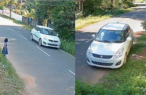 അബിഗേല്‍ സാറയെ തട്ടിക്കൊണ്ടുപോകുന്നതിന് മുന്‍പ് പുറത്തുവന്ന വീഡിയോ ദൃശ്യത്തില്‍ നിന്ന്