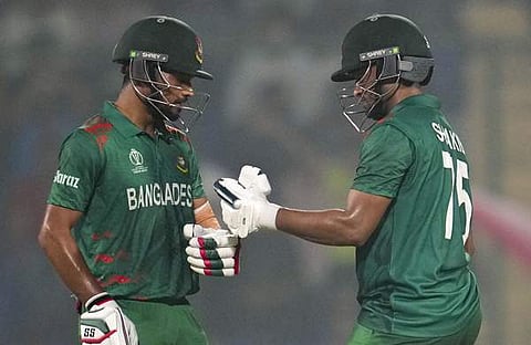 ഷാകിബ്- ഷാന്റോ സഖ്യം/ പിടിഐ