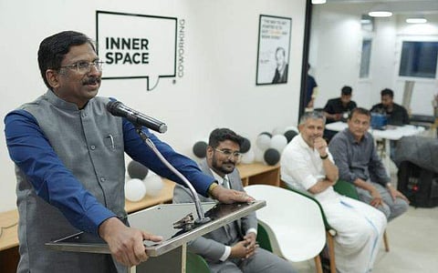 ഇന്നര്‍സ്‌പേസ് കോവര്‍ക്കിങ്ങിന്റെ പുതിയ സെന്ററിന് തുടക്കമിട്ടപ്പോള്‍