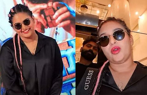 പ്രയാ​ഗ മാർട്ടിൻ/ വിഡിയോ സ്ക്രീൻഷോട്ട്