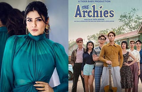 രവീണ ടണ്ടൻ/ ഇൻസ്റ്റ​ഗ്രാം, ദി ആർച്ചീസ് പോസ്റ്റർ