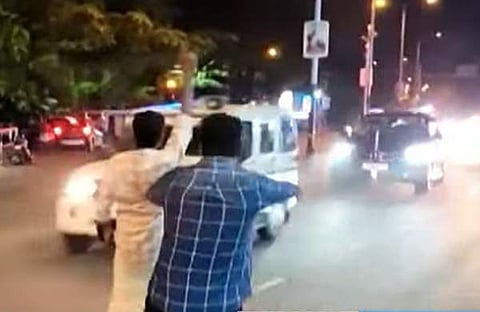 ​ഗവർണറുടെ വാഹനത്തിന് നേരെ നടന്ന എസ്എഫ്ഐ പ്രതിഷേധം, സ്ക്രീൻഷോട്ട്