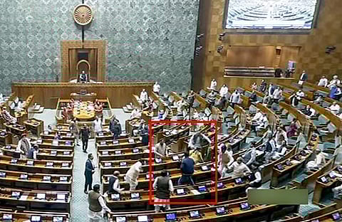 ലോക്സഭയിലേക്ക് പ്രതിഷേധക്കാരൻ/ എഎൻഐ