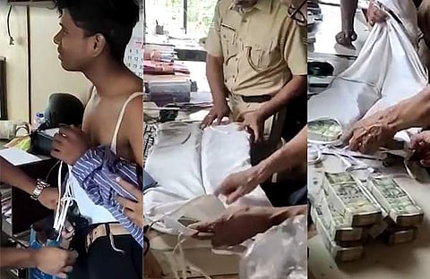 വാളയാർ ചെക്ക്‌ പോസ്റ്റിൽ കുഴൽപ്പണ വേട്ട/ ടെലിവിഷൻ സ്ക്രീൻഷോട്ട്