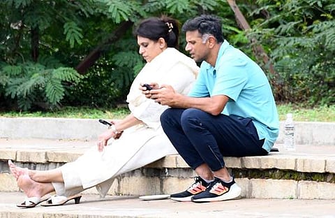 ദ്രാവിഡും വിജേതയും/ ട്വിറ്റർ