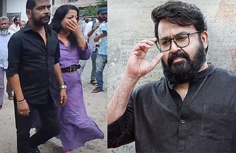 ആന്റണി പെരുമ്പാവൂരും ശാന്തിയും/ വിഡിയോ സ്ക്രീൻഷോട്ട്, നേര് പോസ്റ്റർ