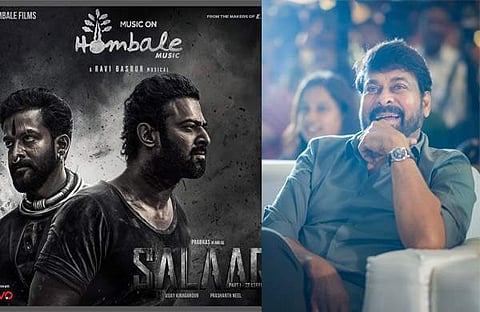 സലാർ പോസ്റ്റർ, ചിരഞ്ജീവി/ ഫെയ്‌സ്‌ബുക്ക്