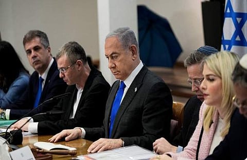 നെതന്യാഹു സംസാരിക്കുന്നു/ എഎൻഐ