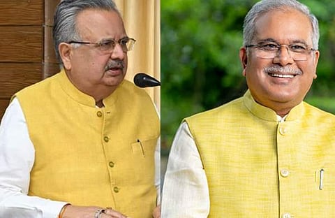 രമണ്‍ സിങ്, ഭൂപേഷ് ബാഗേല്‍, ഫെയ്‌സ്ബുക്ക്‌