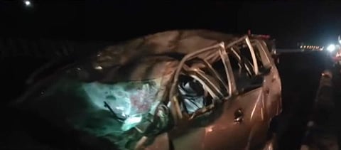 തൃശൂർ വാഹനാപകടം/ ടെലിവിഷൻ സ്ക്രീൻഷോട്ട്