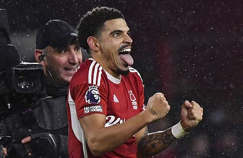 വിജയ ​ഗോൾ നേടിയ മോര്‍ഗന്‍ ഗിബ്‌സ്/ പിടിഐ