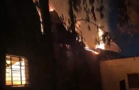 ഫാക്ടറിയിൽ വൻ തീപിടിത്തം/ വിഡിയോ സ്ക്രീൻഷോട്ട്