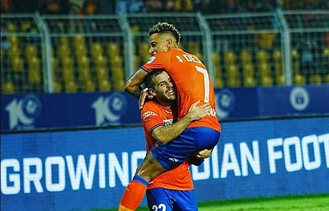 എഫ്‌സി ഗോവന്‍ താരങ്ങളുടെ ആഹ്ലാദം