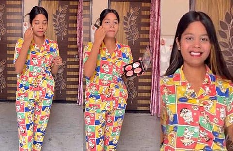 'ഗെറ്റ് റെഡി വിത്ത് മീ' വിഡിയോയിൽ പെൺകുട്ടി/ വിഡിയോ സ്ക്രീൻഷോട്ട്