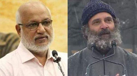 എം എ ബേബി, രാഹുല്‍ ഗാന്ധി