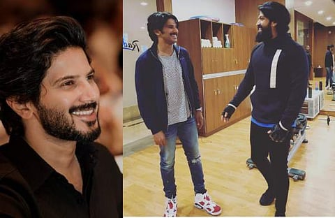 യഷിനെപ്പം ദുൽഖർ സൽമാൻ/ ചിത്രം: ഫേയ്സ്ബുക്ക്