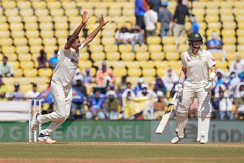 വാർണർക്കെതിരെ അശ്വിന്റെ അപ്പീൽ/ പിടിഐ