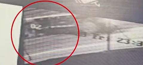 അപകടത്തിന്റെ സിസിടിവി ദൃശ്യം