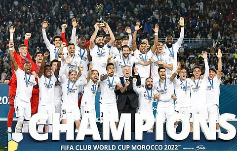 ക്ലബ് ലോകകപ്പ് നേടിയ റയൽ മാ‍‍ഡ്രിഡ്/ എഎഫ്പി