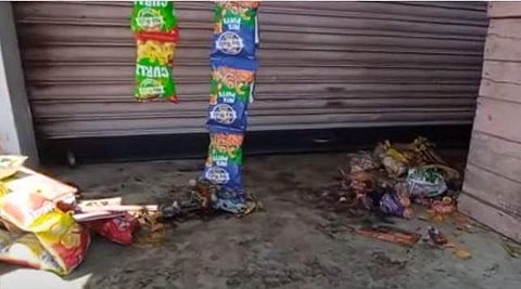 നാവായിക്കുളത്ത് യുവതിയെ കടയ്ക്കുള്ളിലാക്കി തീയിട്ടു