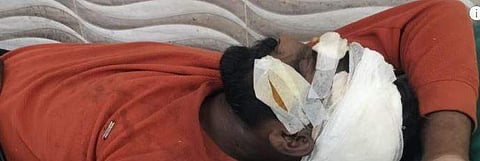 ആക്രമണത്തില്‍ പരിക്കേറ്റവര്‍ ആശുപത്രിയില്‍ ചികിത്സ തേടിയപ്പോള്‍/വീഡിയോ സ്‌ക്രീന്‍ഷോട്ട്