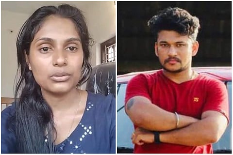 അര്‍ജുന്‍ ആയങ്കിയുടെ ഭാര്യ/ ലൈവില്‍ നിന്ന്‌