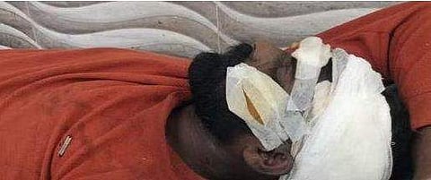 ആക്രമണത്തില്‍ പരിക്കേറ്റവര്‍ ആശുപത്രിയില്‍ ചികിത്സ തേടിയപ്പോള്‍/വീഡിയോ സ്‌ക്രീന്‍ഷോട്ട്