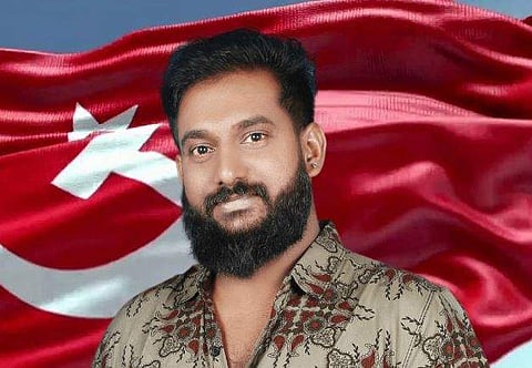 മണികണ്ഠന്‍, മന്ത്രി വീണാ ജോര്‍ജ് പങ്കുവെച്ച ചിത്രം