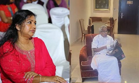 മരിയ ഉമ്മൻചാണ്ടി, ഉമ്മൻ ചാണ്ടി/ ചിത്രം ഫെയ്‌സ്ബുക്ക്