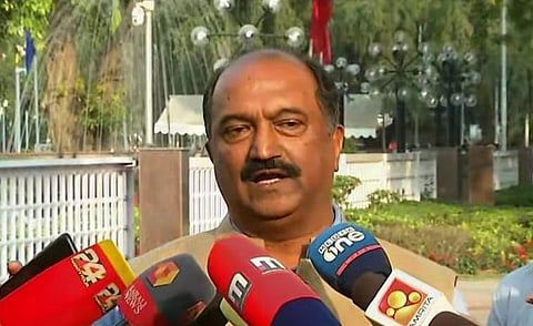 ധനമന്ത്രി കെ എന്‍ ബാലഗോപാല്‍ മാധ്യമങ്ങളോട്