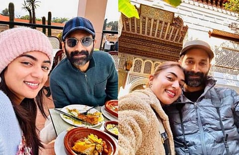 അവധി ആഘോഷിക്കുന്ന നസ്രിയയും ഫഹദും/ ചിത്രം; ഇൻസ്റ്റ​ഗ്രാം