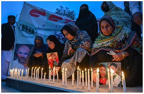 സ്‌ഫോടനത്തില്‍ കൊല്ലപ്പെട്ടവരുടെ ബന്ധുക്കള്‍ നടത്തിയ പ്രതിഷേധം/എഎഫ്പി