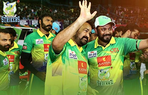 കേരള സ്‌ട്രൈക്കേഴ്‌സ് ഫെയ്‌സ്ബുക്കില്‍ പങ്കുവച്ച ചിത്രം