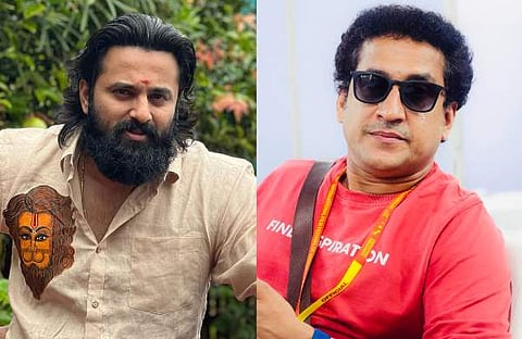 ഉണ്ണി മുകുന്ദൻ, സന്തോഷ് കീഴാറ്റൂർ/ ചിത്രം; ഫെയ്സ്ബുക്ക്