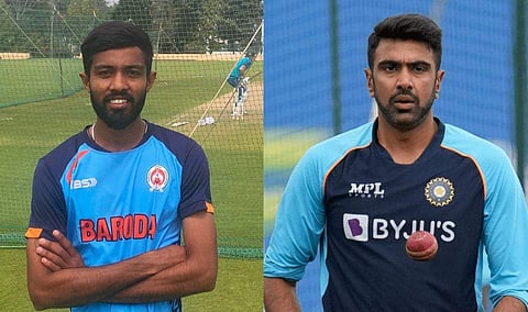 മഹേഷ് പിതിയ, ആർ അശ്വിൻ/ ട്വിറ്റർ