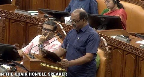 ധനമന്ത്രി ബജറ്റ് അവതരിപ്പിക്കുന്നു/ സഭ ടിവി