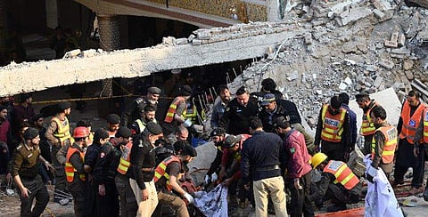 സ്‌ഫോടനത്തില്‍ തകര്‍ന്ന പള്ളി/എഎഫ്പി