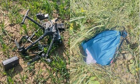 മയക്കുമരുന്നുമായി വീണ്ടും പാക് ഡ്രോൺ/ ചിത്രം ട്വിറ്റർ