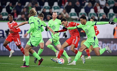 ഗോളിലേക്കുള്ള മുസിയാലയുടെ മുന്നേറ്റം/ എഎഫ്പി