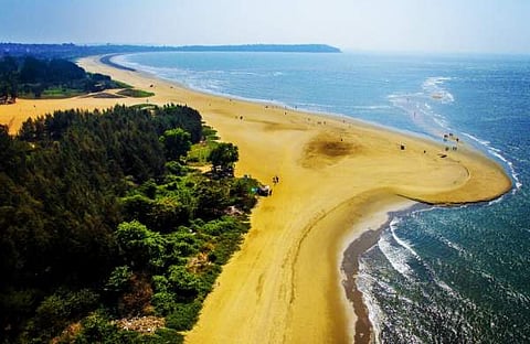 മിരാമർ ബീച്ച് ​ഗോവ/ ചിത്രം: ട്വിറ്റർ