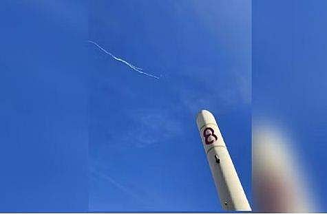 ചൈനീസ് ചാര ബലൂണ്‍ അമേരിക്ക വെടിവെച്ചു വീഴ്ത്തുന്ന ദൃശ്യം, എപി