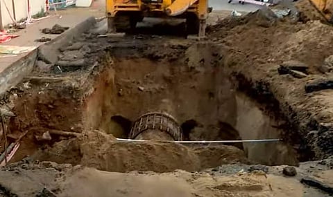 പാലാരിവട്ടത്ത് പൈപ്പ് പൊട്ടിയ പ്രശ്‌നം പരിഹരിച്ച നിലയില്‍, സ്‌ക്രീന്‍ഷോട്ട്‌