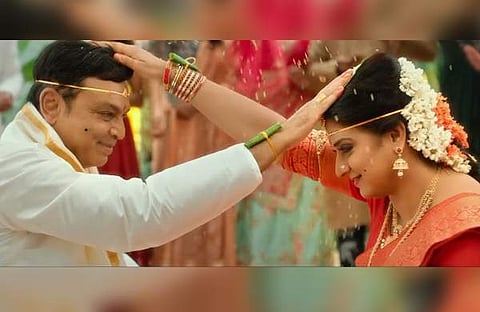 പവിത്ര ലോകേഷിന്റേയും നരേഷിന്റേയും വിവാഹ വിഡിയോയിൽ നിന്ന്