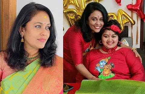 നടി സീമ ജീ നായർ, ശരണ്യ ശശി/ ചിത്രം ഫെയ്‌സ്‌ബുക്ക്