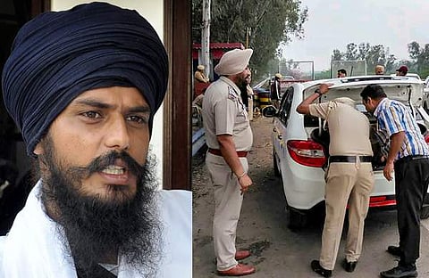 അമൃത്പാല്‍ സിങ്, പൊലീസ് തിരച്ചില്‍ നടത്തുന്നു/ പിടിഐ