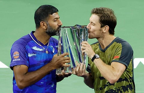 ബൊപ്പണ്ണ- എബ്ഡൻ സഖ്യം കിരീടവുമായി/ ട്വിറ്റർ