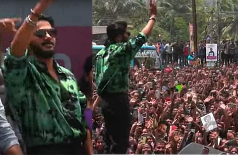 ദുൽഖർ സൽമാൻ കൊണ്ടോട്ടിയിൽ/ വിഡിയോ സ്ക്രീൻഷോട്ട്